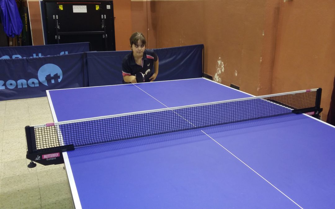 Irene Aguado participarà al Campionat Nacional de Tennis Taula